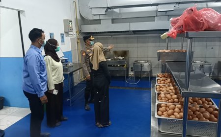 Polres Ngawi Cek SPPG Ketanggi, Tekankan SOP hingga Zero Accident